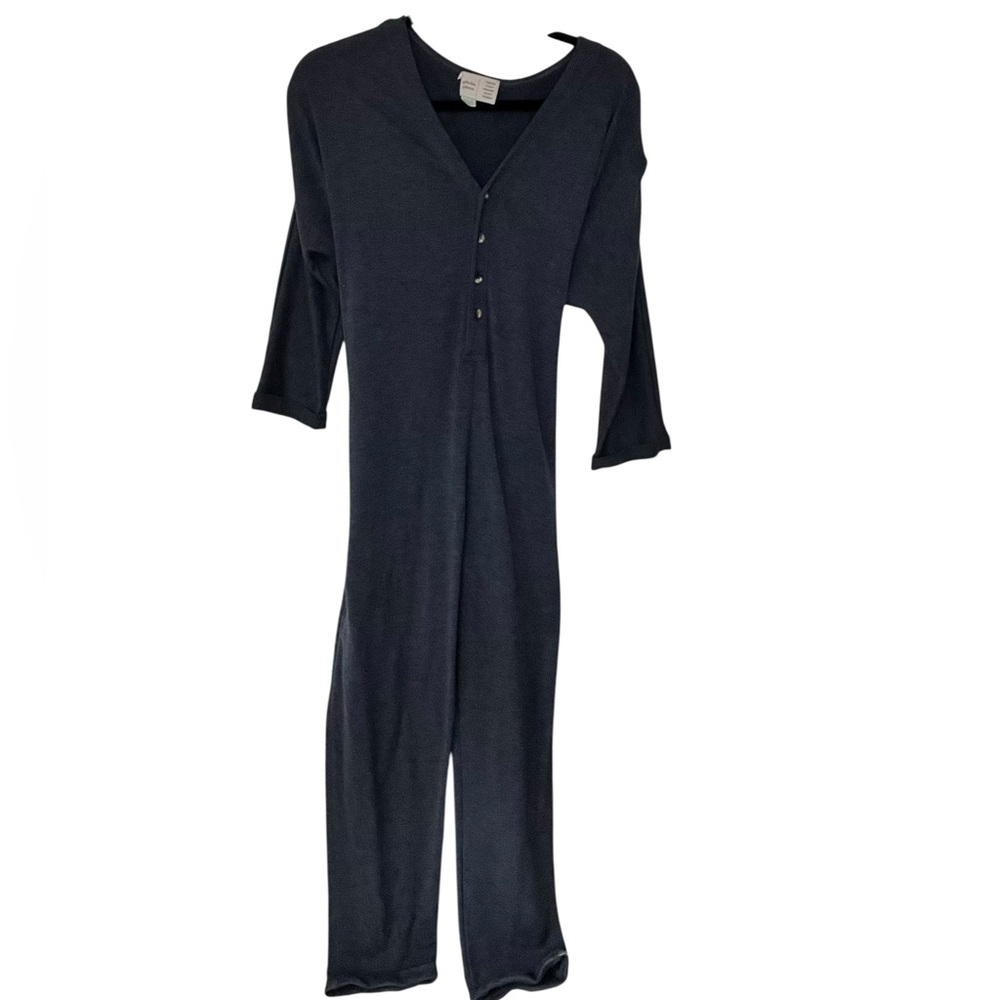 Anthropologie Saturday Sunday loungewear Jumpsuit Size Small Navy